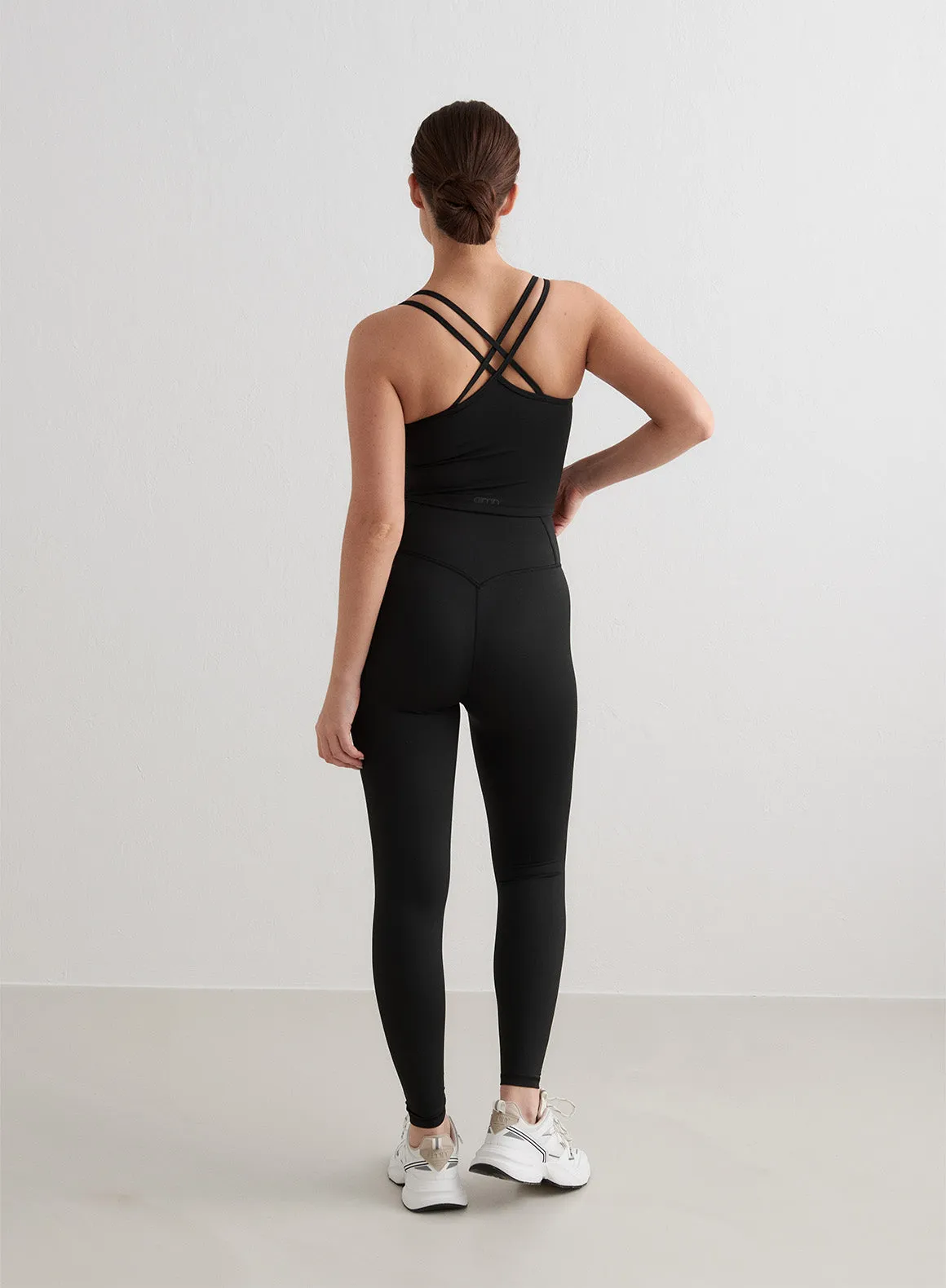 Black Monochrome Core Bralette sold by Aimn product image thumbnail 4