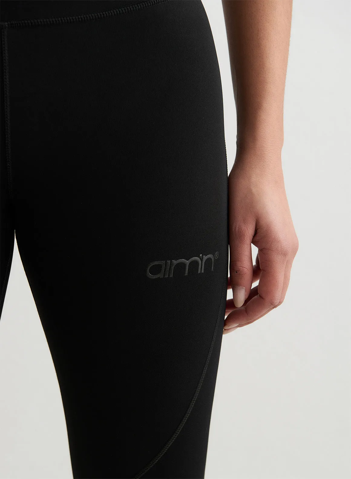 Black Sculpting Tights sold by Aimn product image thumbnail 2