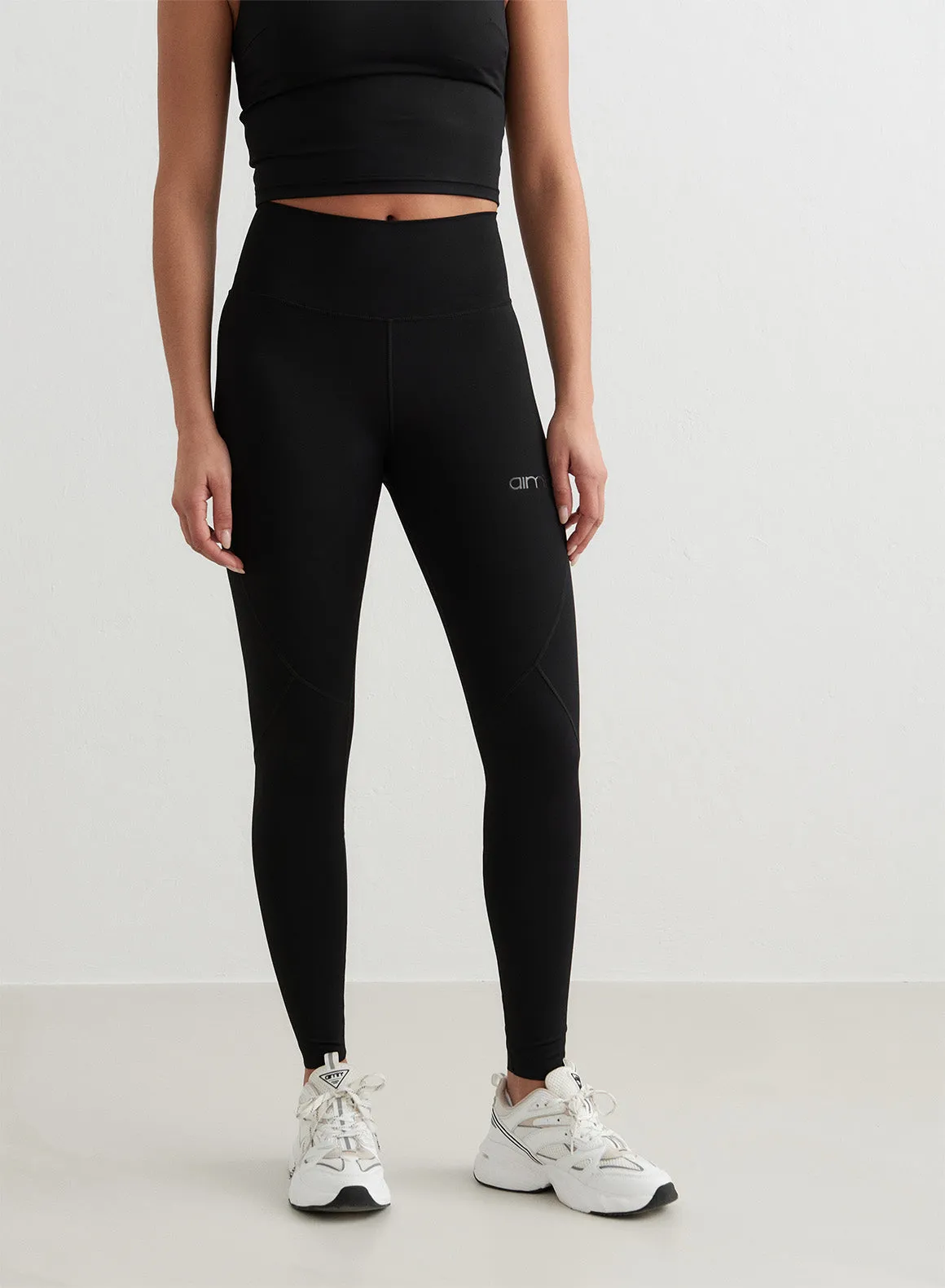 Black Sculpting Tights sold by Aimn product image thumbnail 3