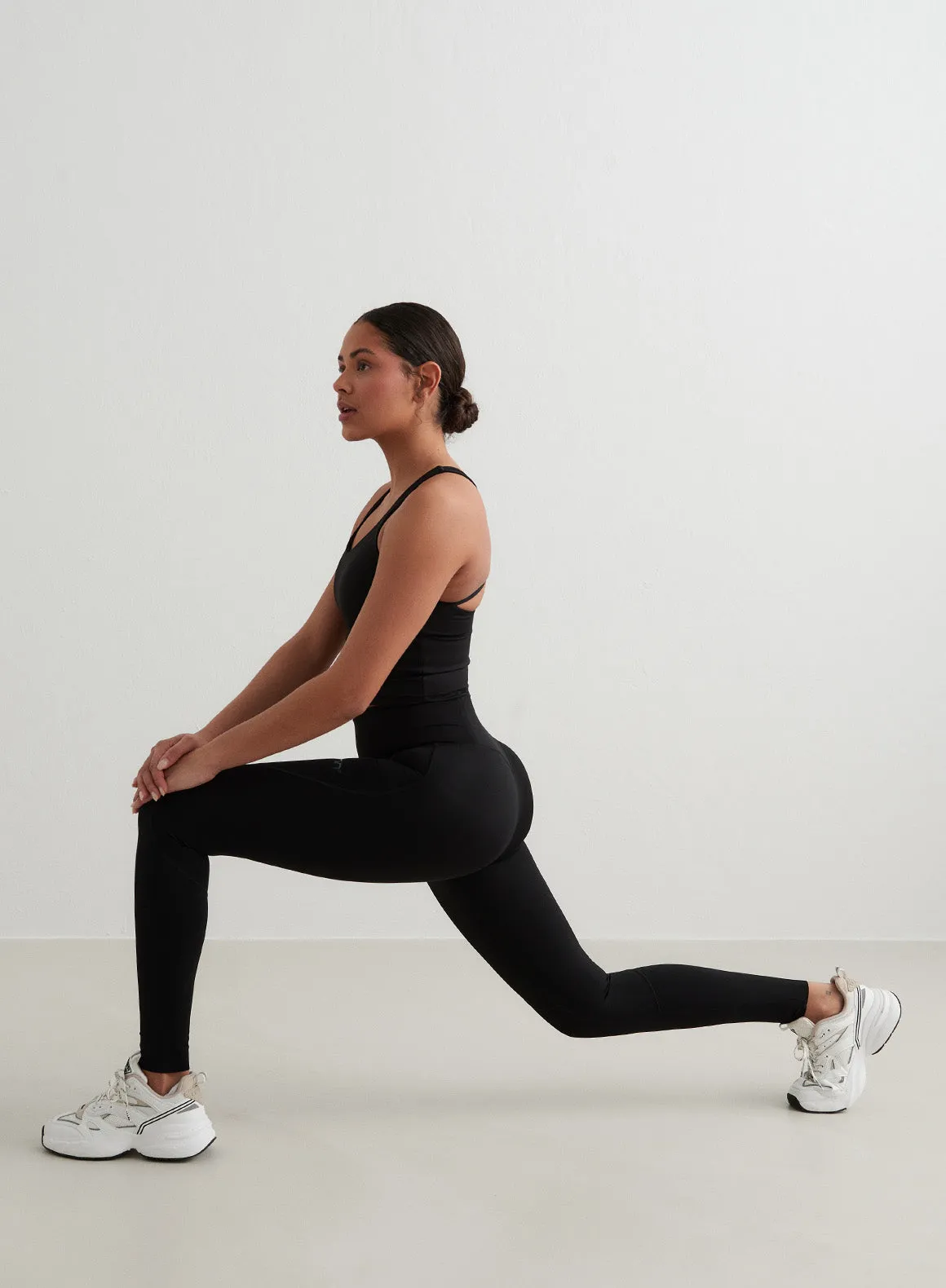 Black Sculpting Tights sold by Aimn product image thumbnail 4
