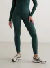 Deep Emerald Ribbed Performance Tights sold by Aimn