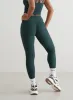 Deep Emerald Ribbed Performance Tights sold by Aimn