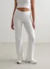 White Ease Ribbed Pants sold by Aimn