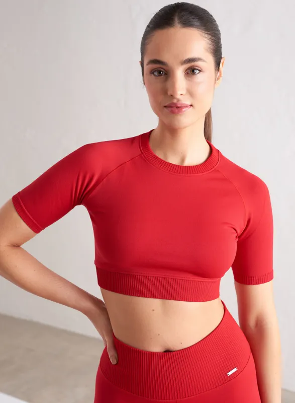 Salsa Limitless Seamless Cropped Tee sold by Aimn