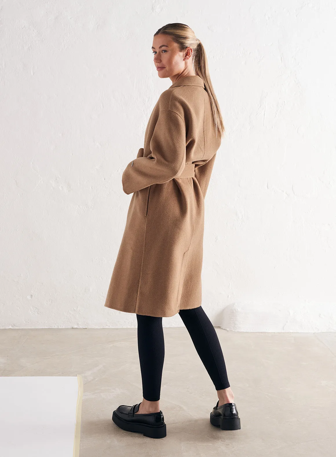 Camel Classic Wool Coat sold by Aimn product image thumbnail 5