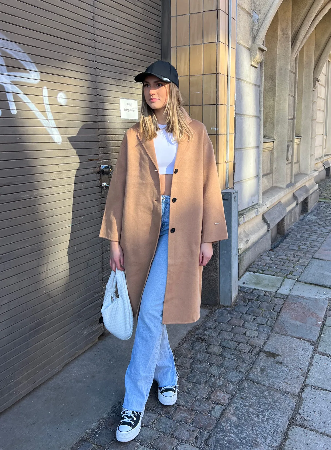 Camel Classic Wool Coat sold by Aimn