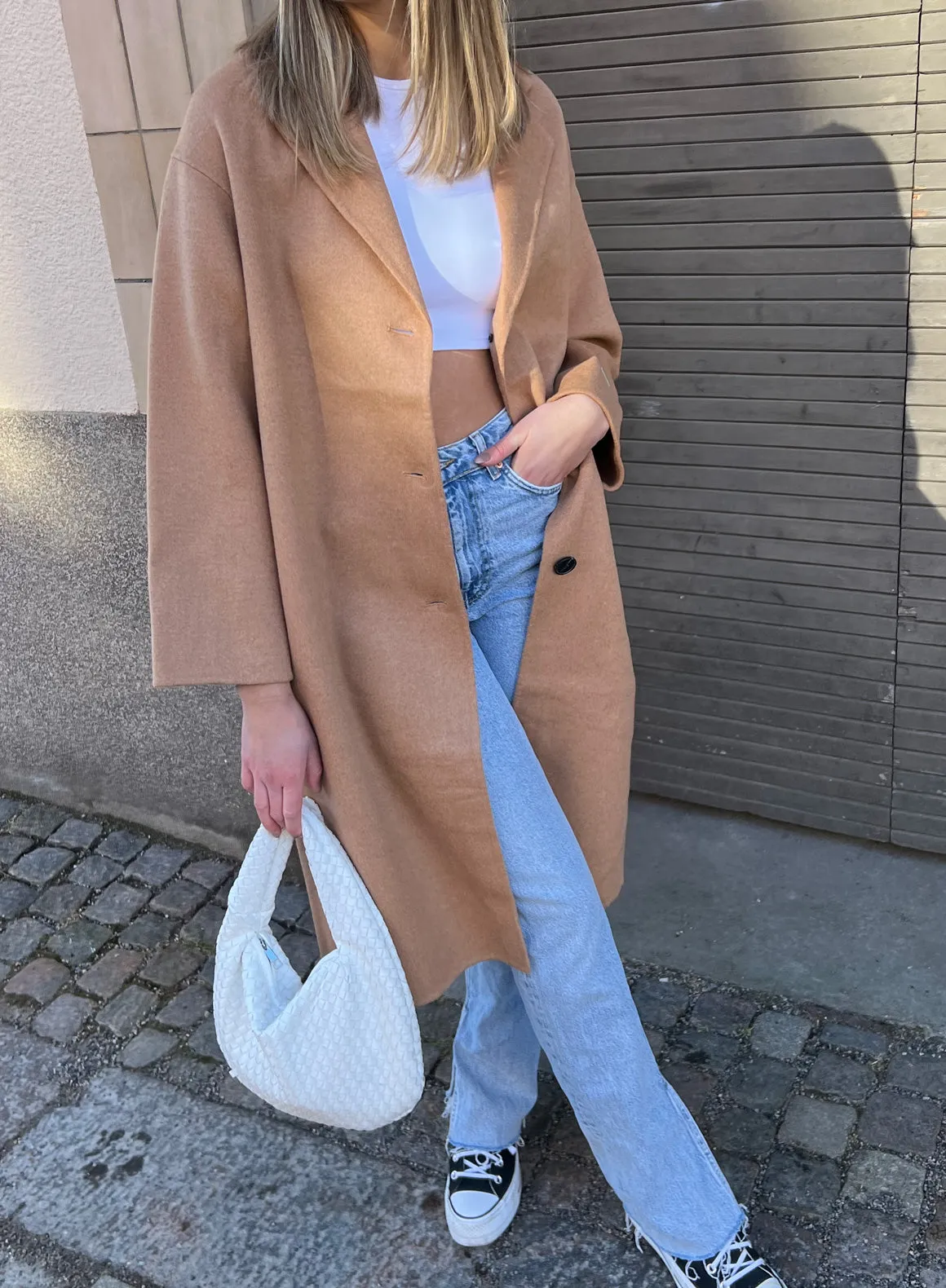 Camel Classic Wool Coat sold by Aimn product image thumbnail 2