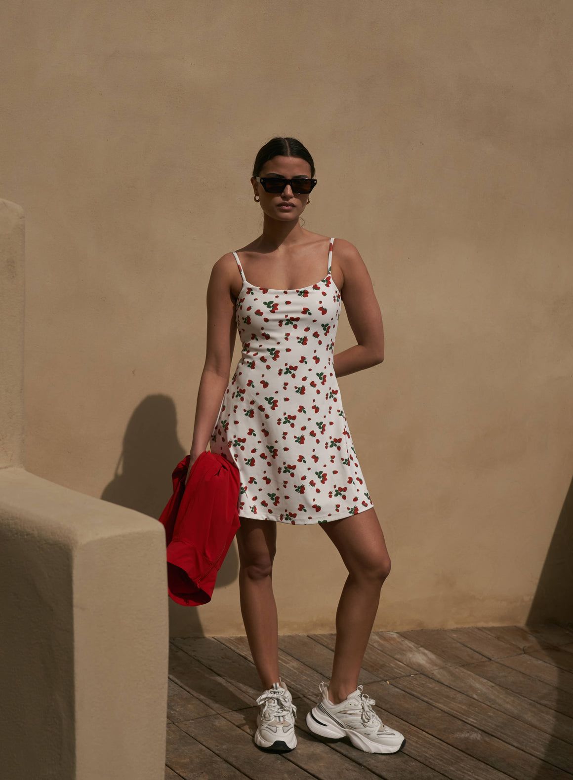 Berry Soft Strap Dress sold by Aimn