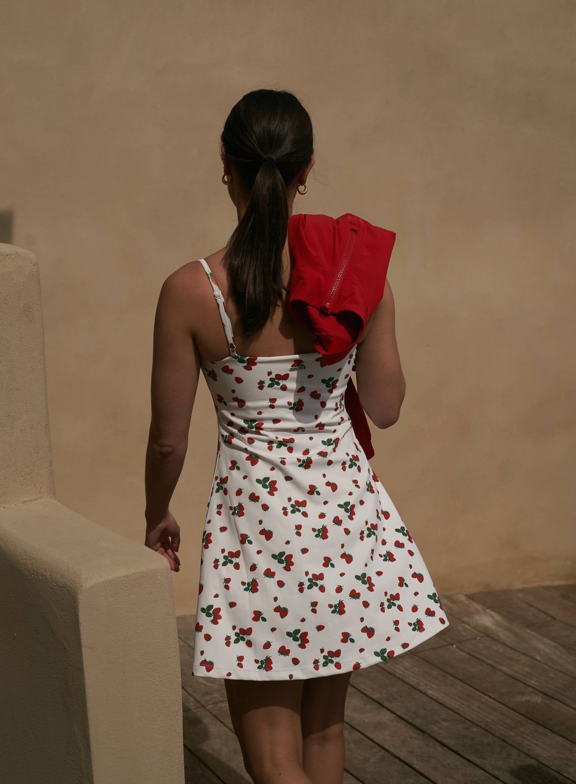 Berry Soft Strap Dress sold by Aimn product image thumbnail 4