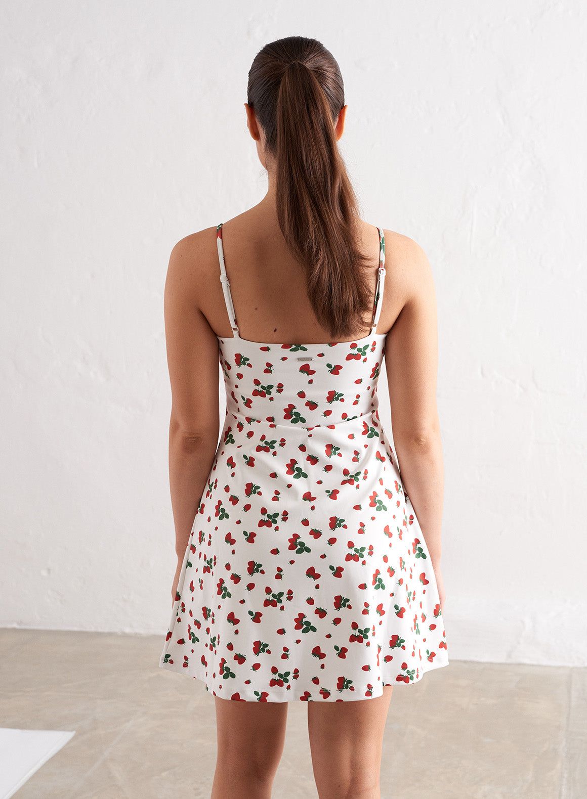 Berry Soft Strap Dress sold by Aimn product image thumbnail 3