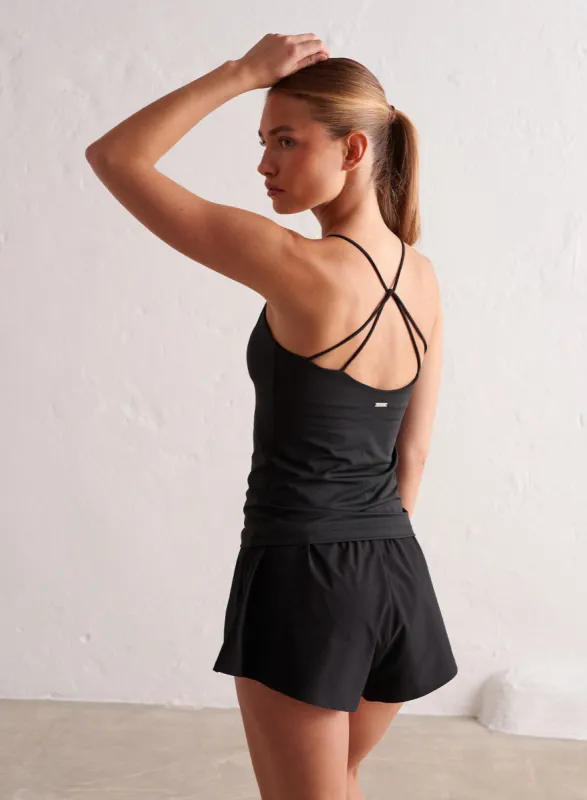 Black Lunar Core Singlet sold by Aimn