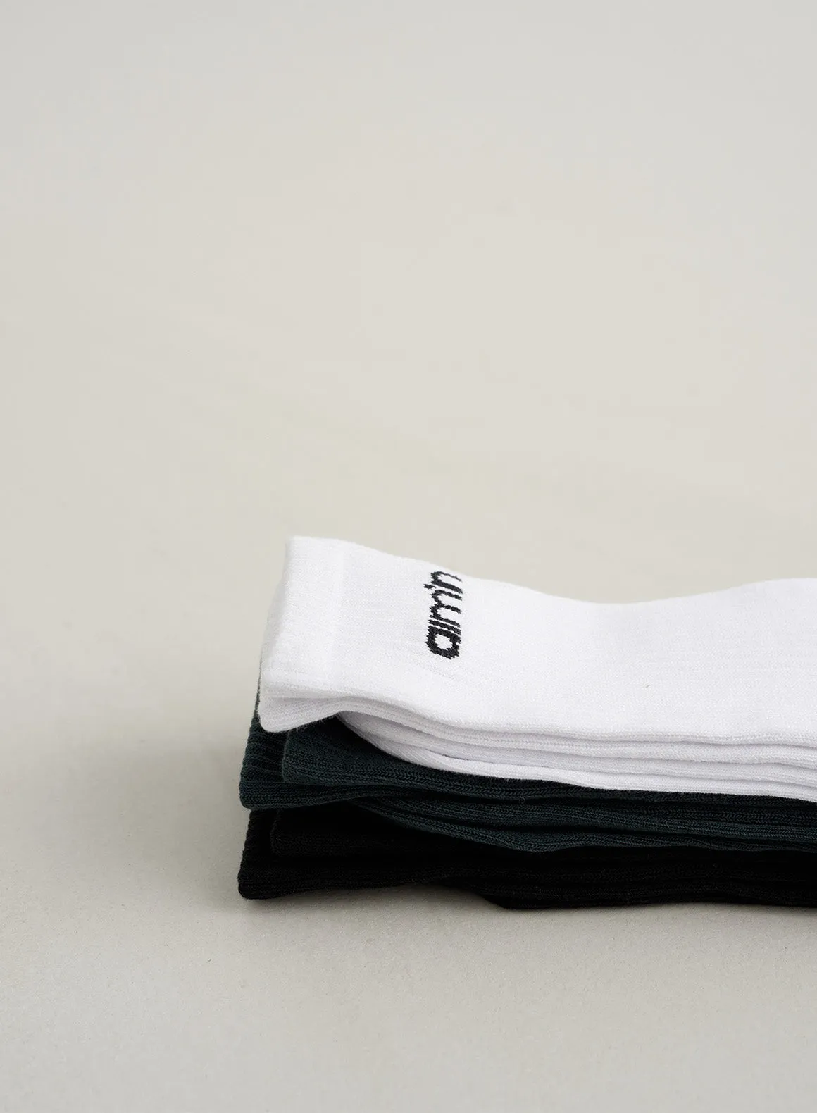 Deep Emerald Aim'n Logo Socks 3-pack sold by Aimn product image thumbnail 3