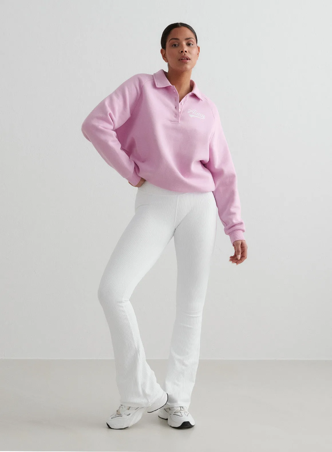 Cotton Candy Pitch Polo Sweatshirt sold by Aimn product image thumbnail 5