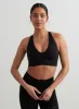Black Sculpting Crossed Back Bra sold by Aimn