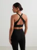 Black Sculpting Crossed Back Bra sold by Aimn