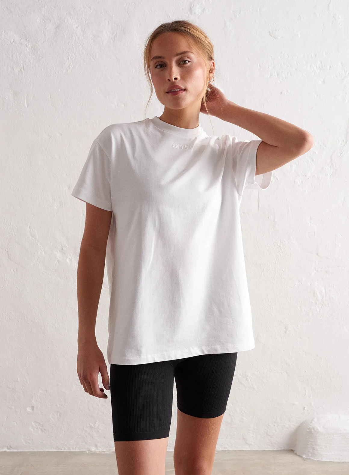 White Boyfriend T-shirt sold by Aimn