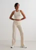 Cafè Au Lait Ease Ribbed Pants sold by Aimn