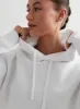 White Cropped Hoodie sold by Aimn