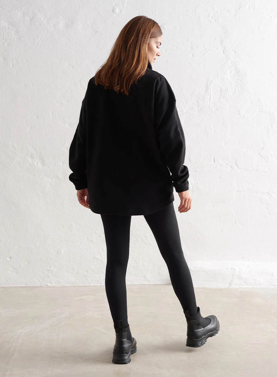 Black Fleece Half Zip sold by Aimn product image thumbnail 5