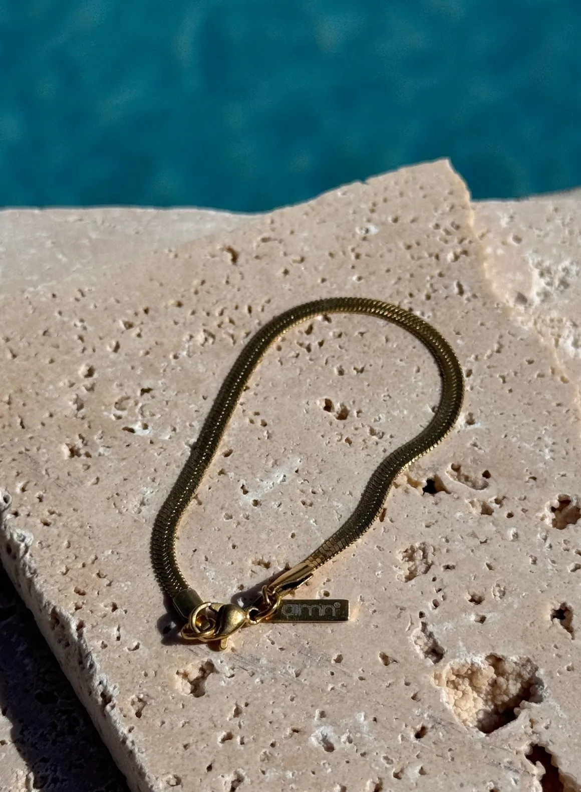 Gold Waterproof Bracelet sold by Aimn product image thumbnail 2