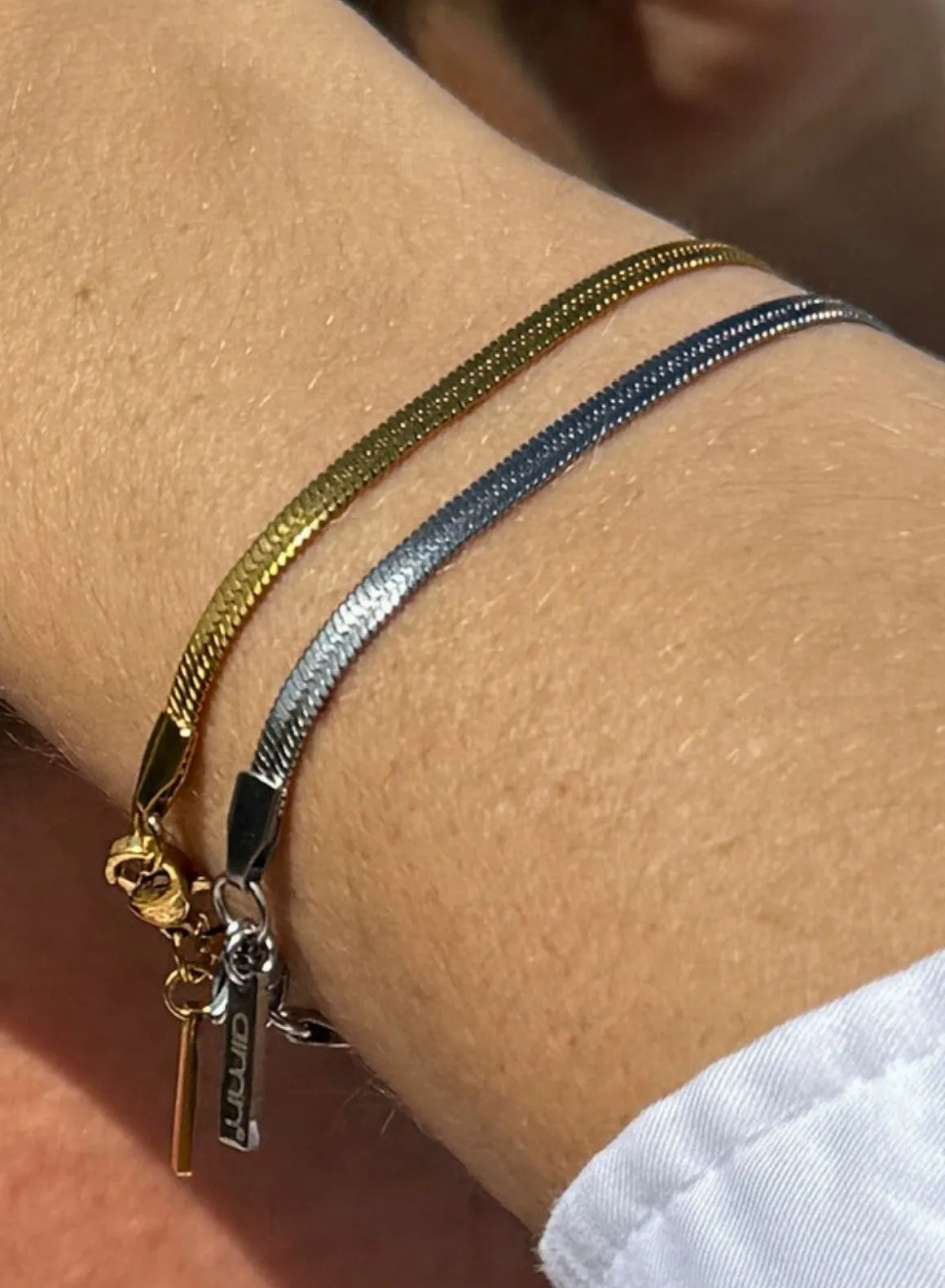 Gold Waterproof Bracelet sold by Aimn product image thumbnail 4