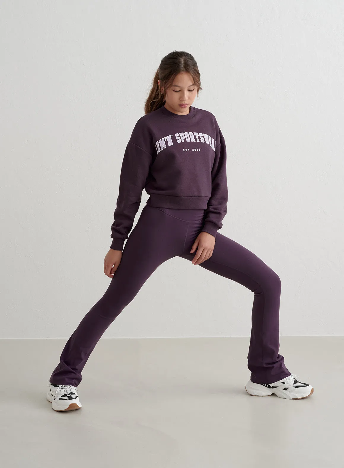 Midnight Plum Young Varsity Sweatshirt sold by Aimn product image thumbnail 3