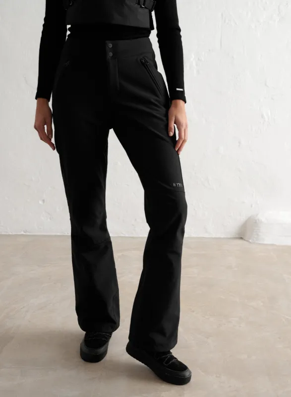 Black Stretch Thermo Pants sold by Aimn