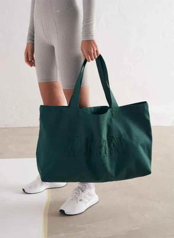 Pine Green College Tote Bag sold by Aimn