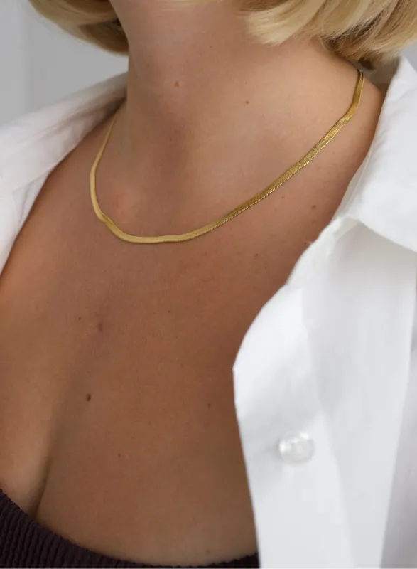 Gold Waterproof Necklace sold by Aimn