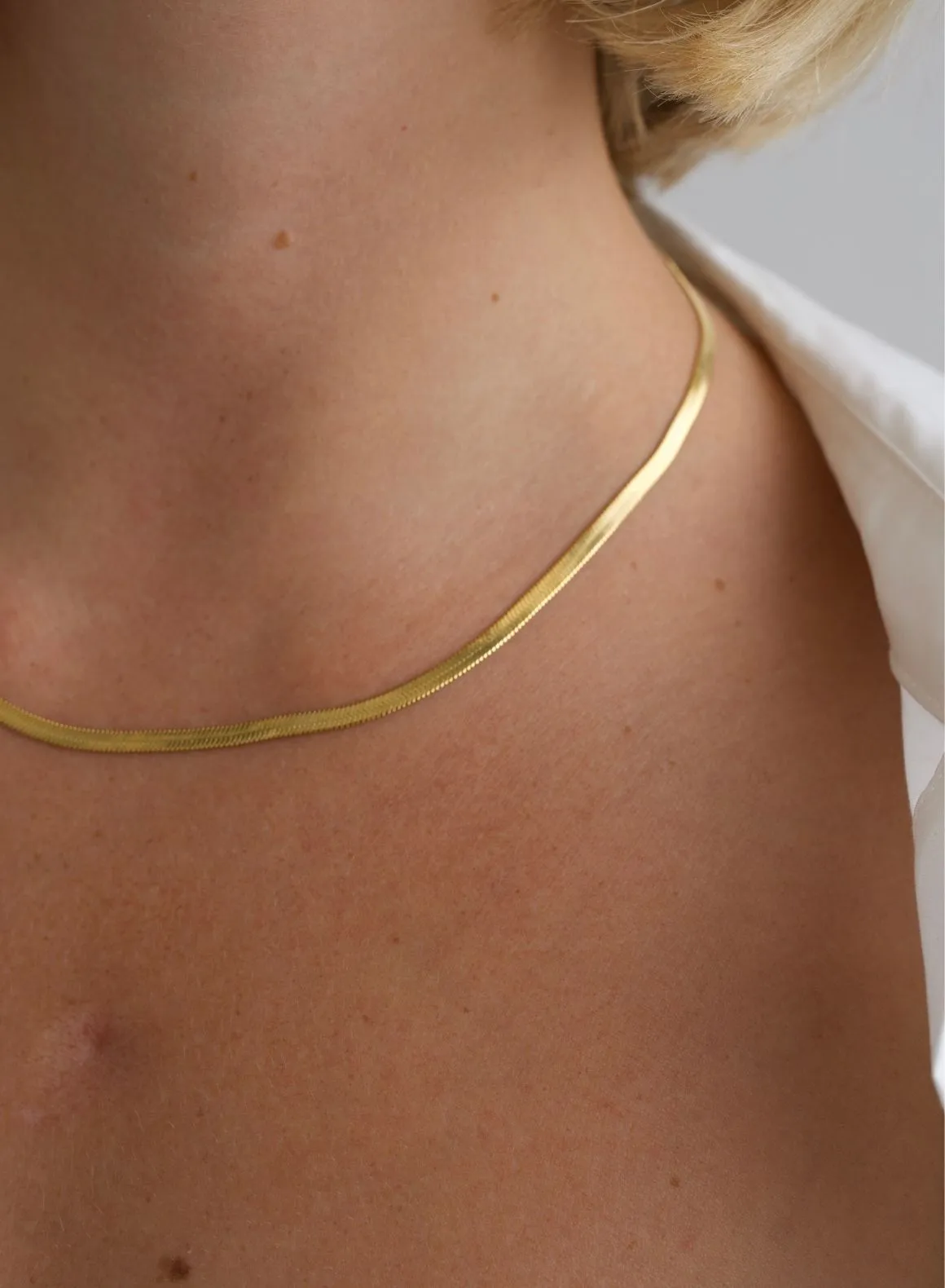 Gold Waterproof Necklace sold by Aimn product image thumbnail 3