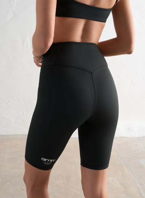 Black Edge Core Biker Shorts sold by Aimn