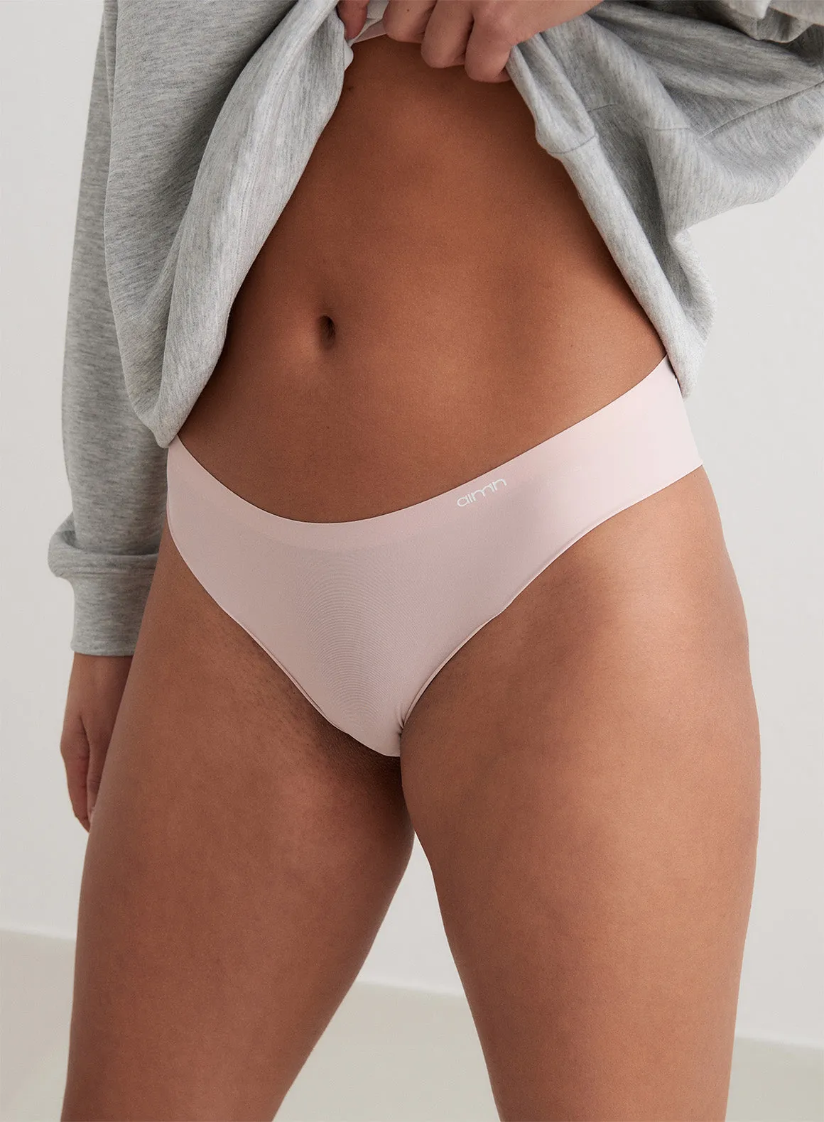 Pale Pink Invisible Brief 3-pack sold by Aimn product image thumbnail 2
