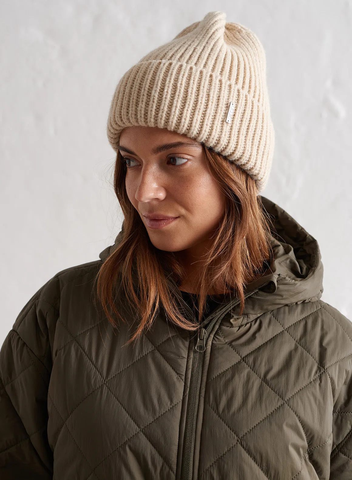 Café Au Lait Chunky Beanie sold by Aimn product image thumbnail 4