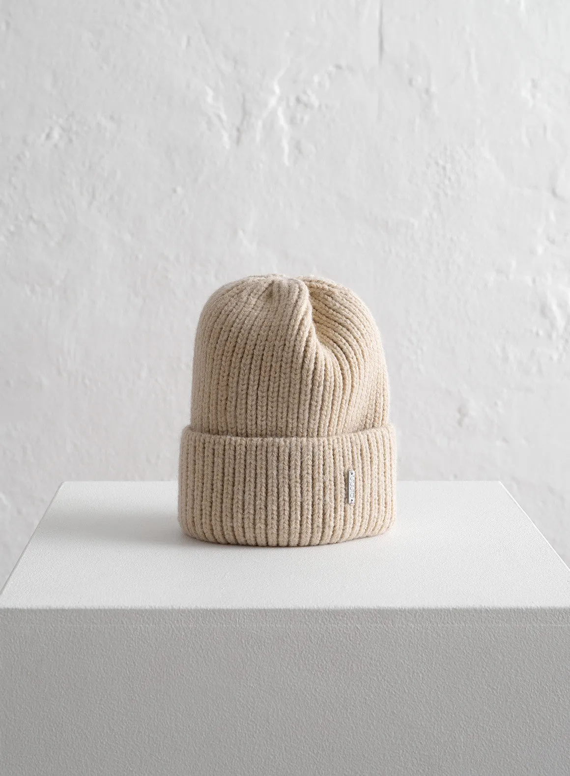 Café Au Lait Chunky Beanie sold by Aimn