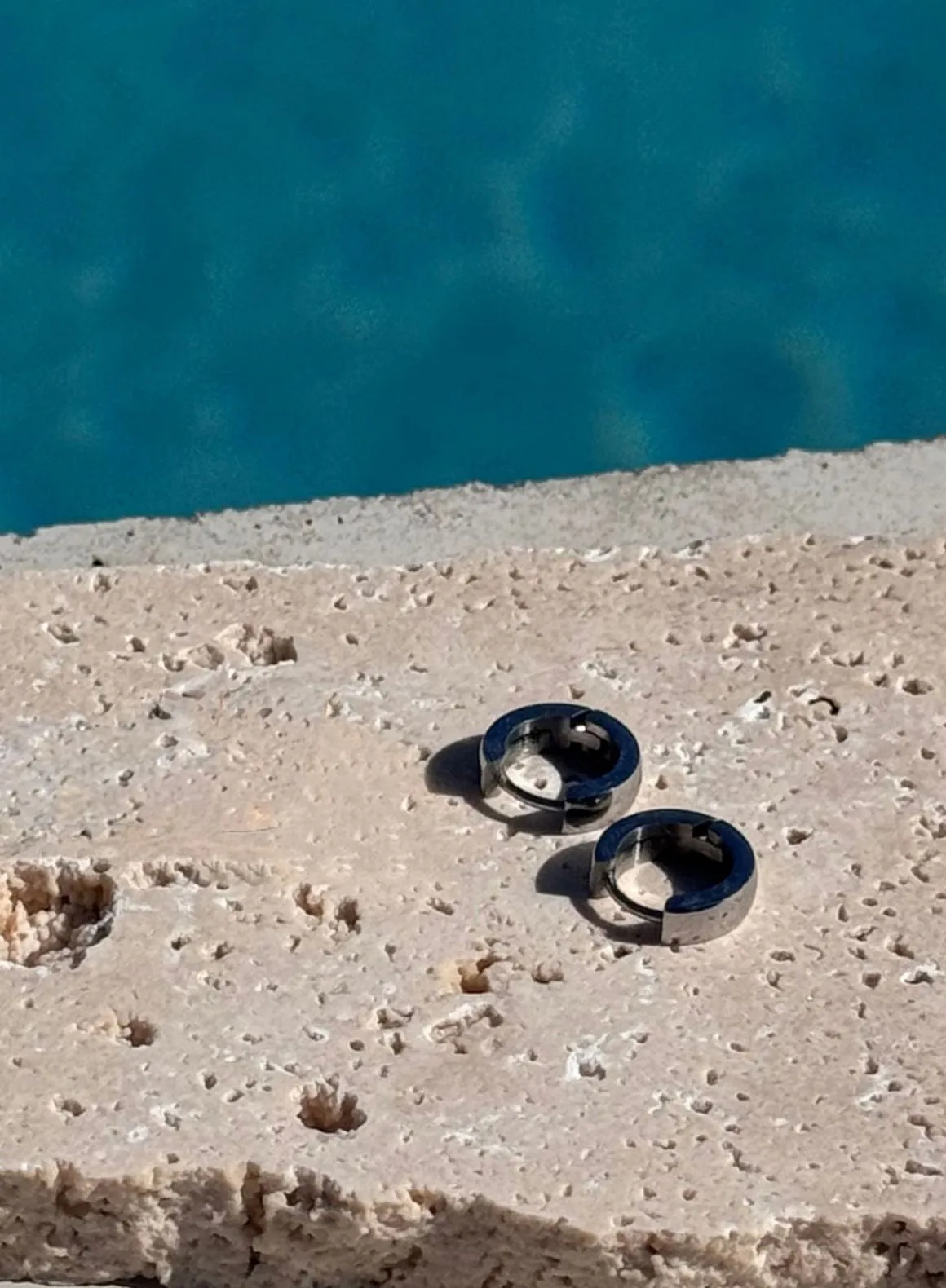 Silver Waterproof Hoop Earrings sold by Aimn