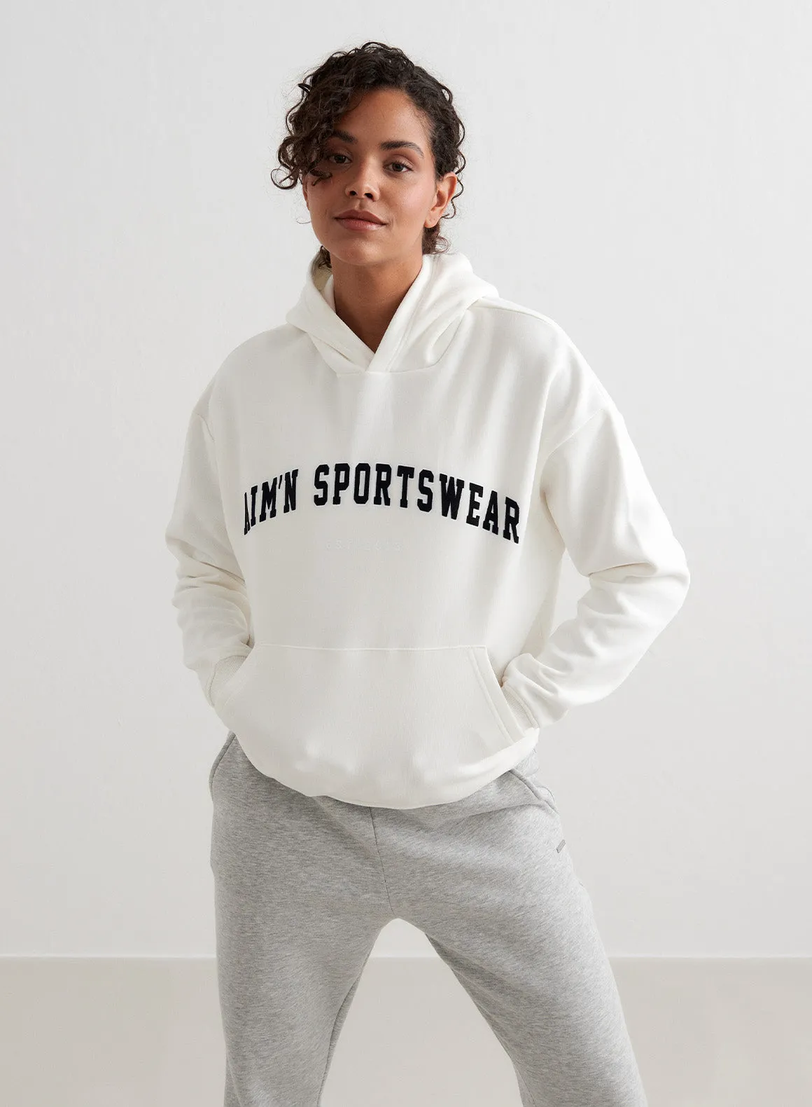Off-White Varsity Sweat Hood sold by Aimn product image thumbnail 2