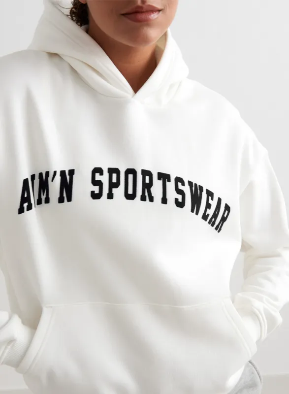 Off-White Varsity Sweat Hood sold by Aimn