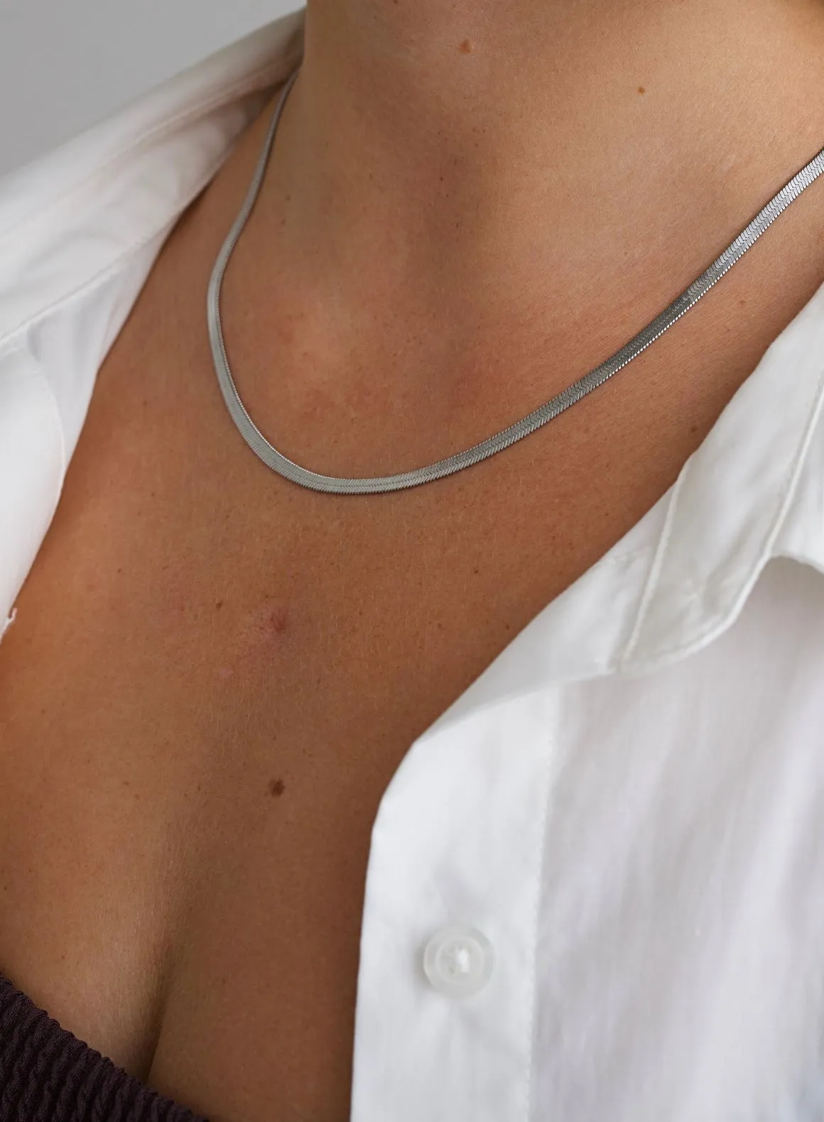 Silver Waterproof Necklace sold by Aimn