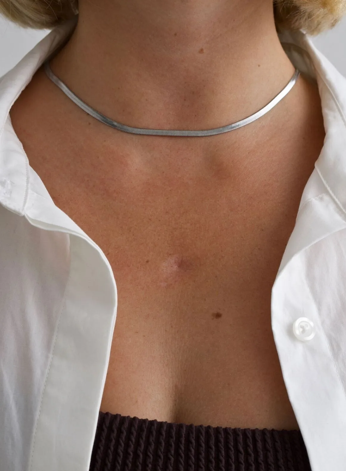 Silver Waterproof Necklace sold by Aimn product image thumbnail 4