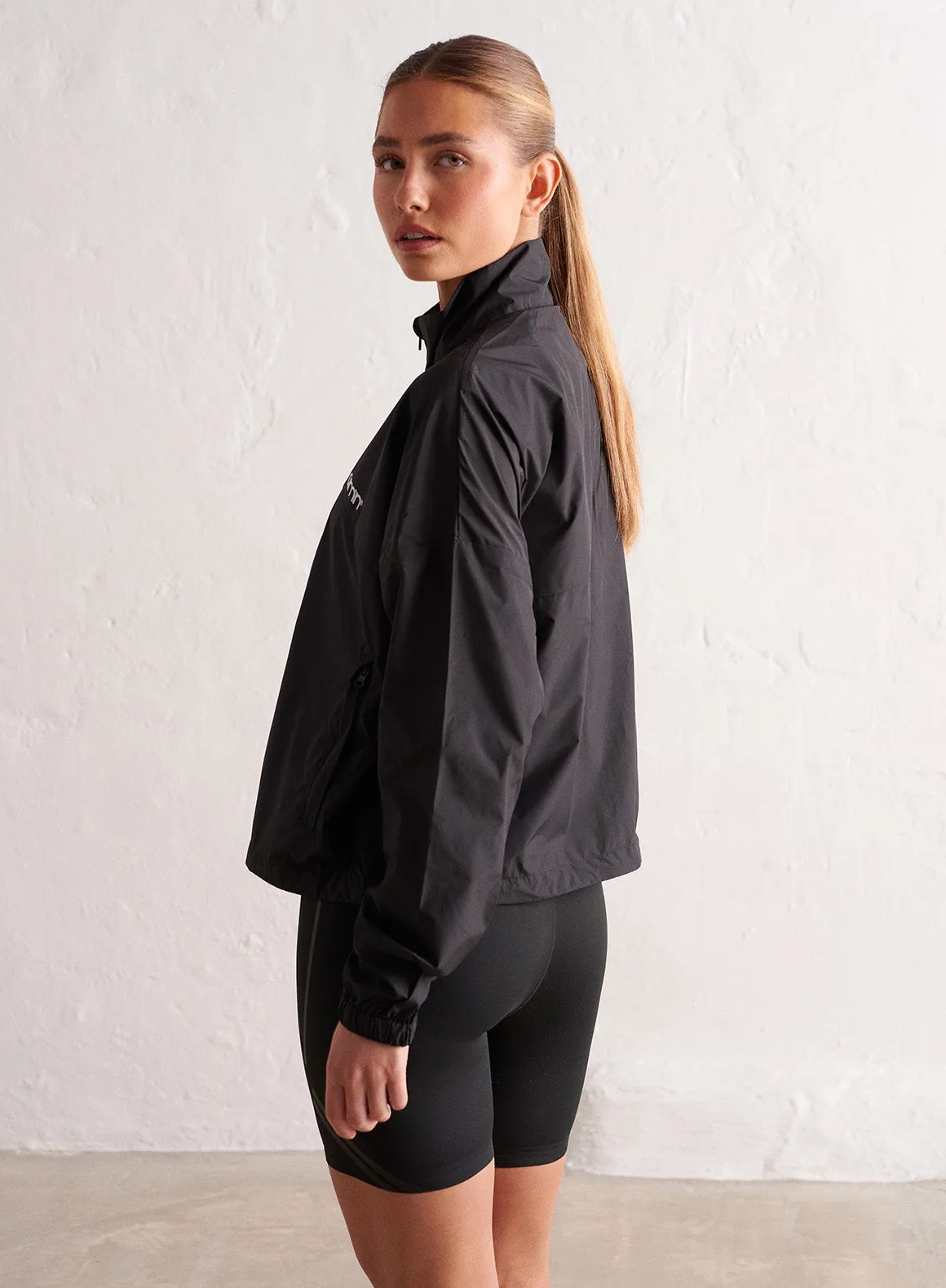 Black Balance Windbreaker Jacket sold by Aimn product image thumbnail 3
