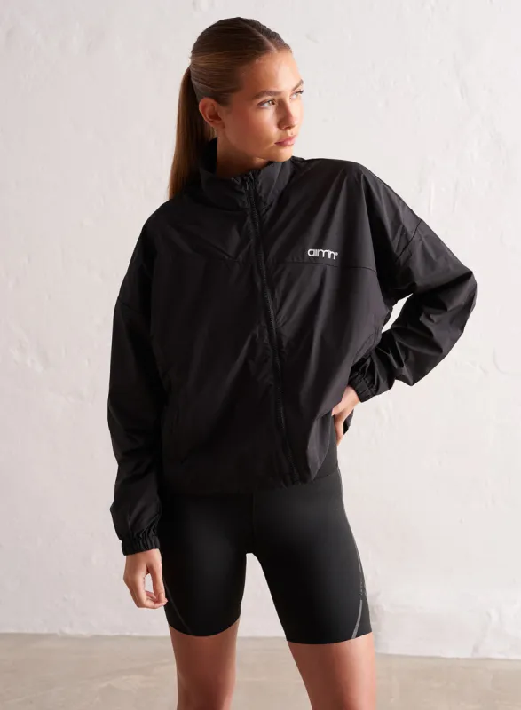 Black Balance Windbreaker Jacket sold by Aimn