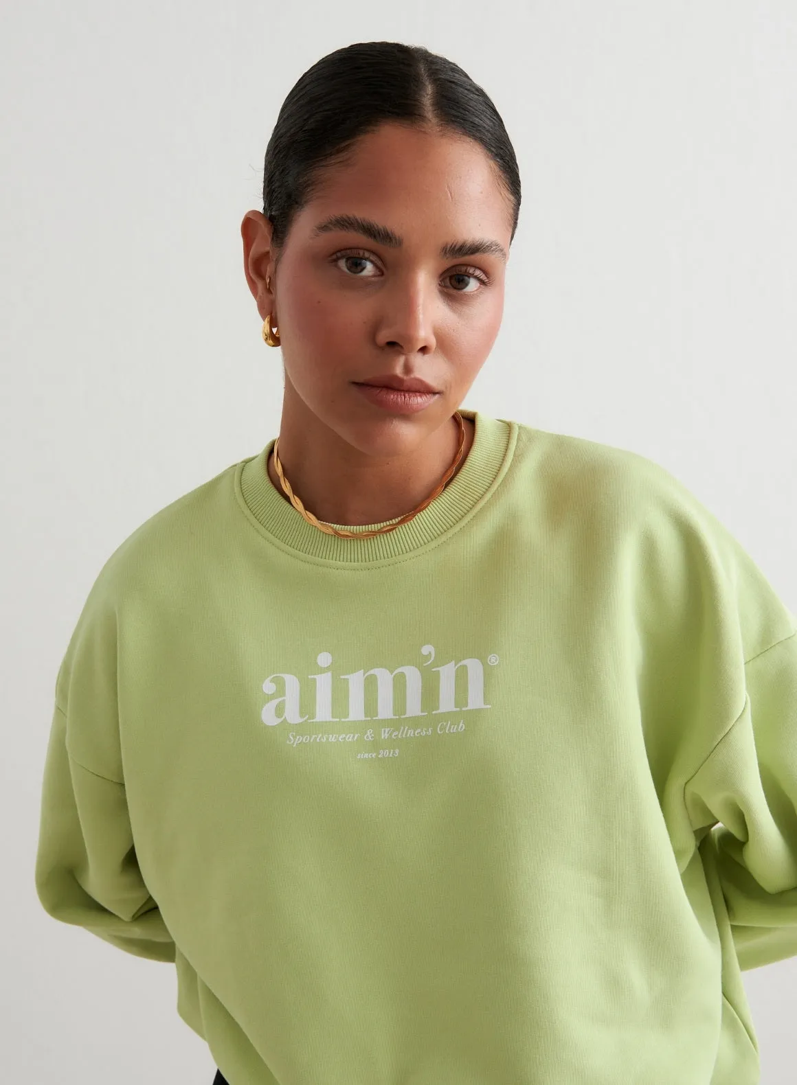 Matcha Club Terry Sweatshirt sold by Aimn product image thumbnail 2