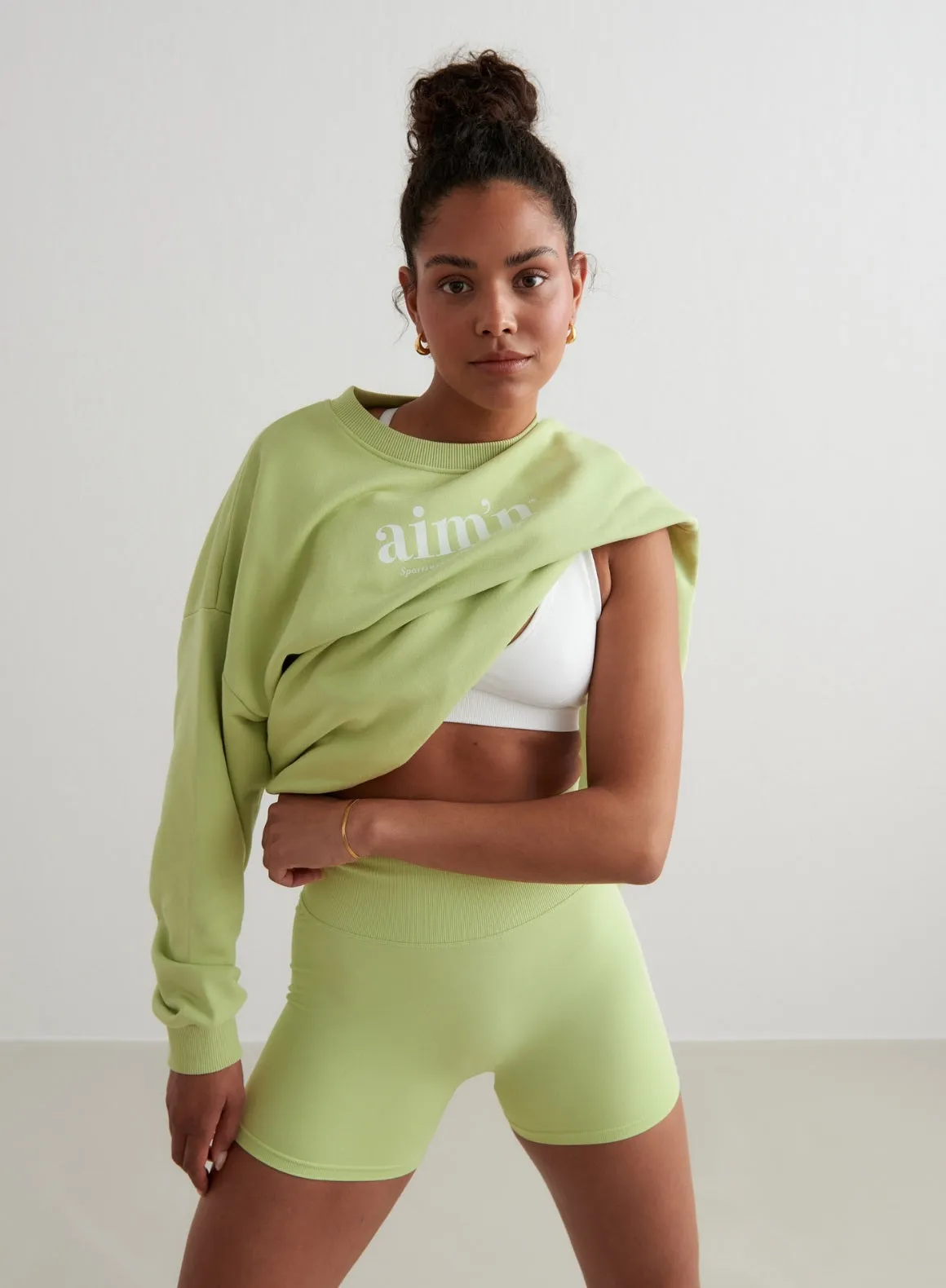 Matcha Club Terry Sweatshirt sold by Aimn product image thumbnail 3
