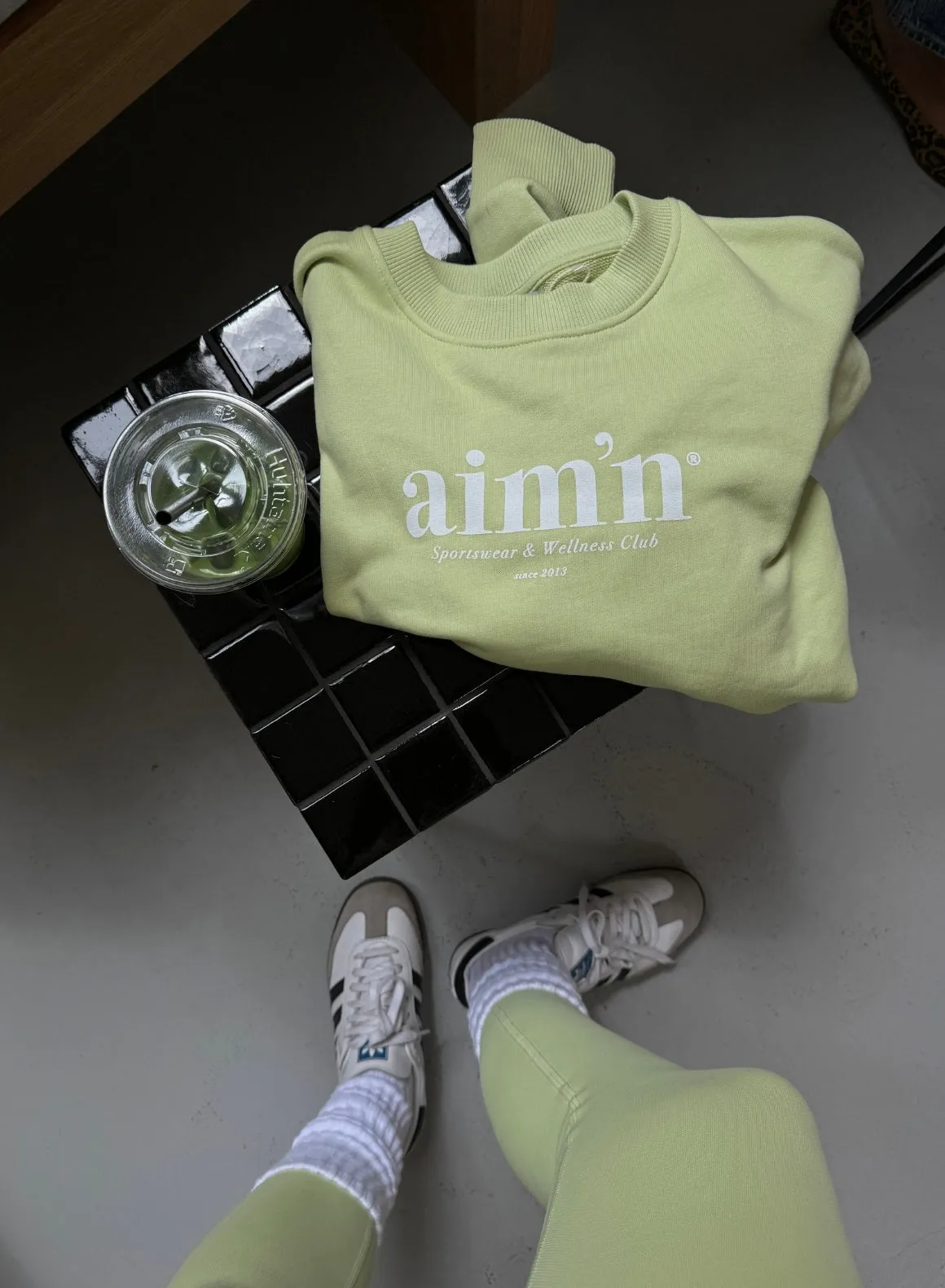 Matcha Club Terry Sweatshirt sold by Aimn product image thumbnail 4