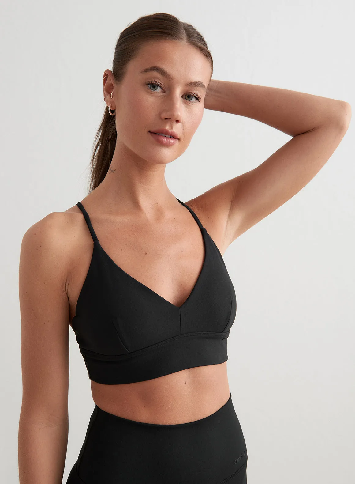 Black Sense Strap Bra sold by Aimn product image thumbnail 2