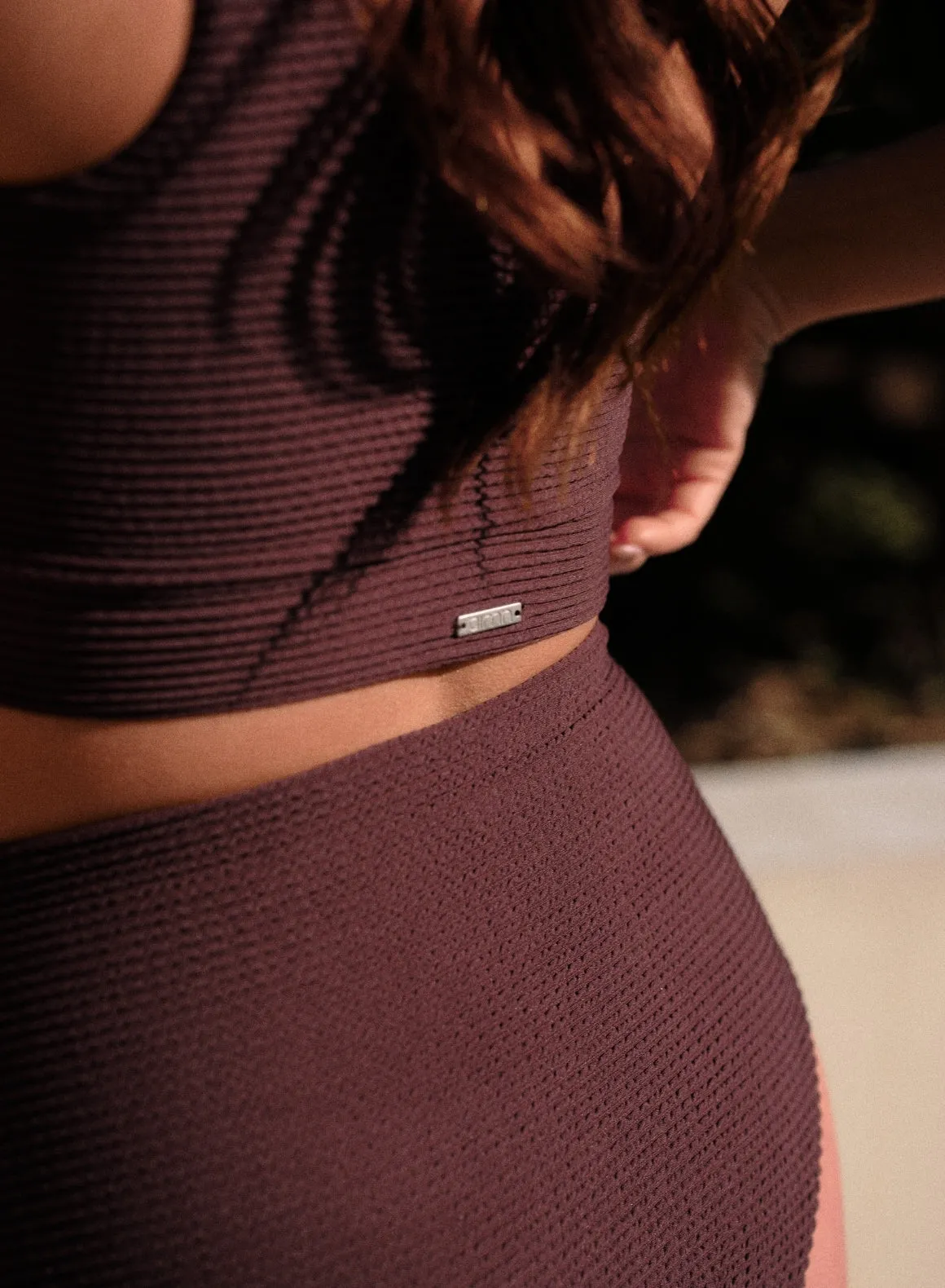 Cacao Capri One Shoulder Bikini Bra sold by Aimn product image thumbnail 4