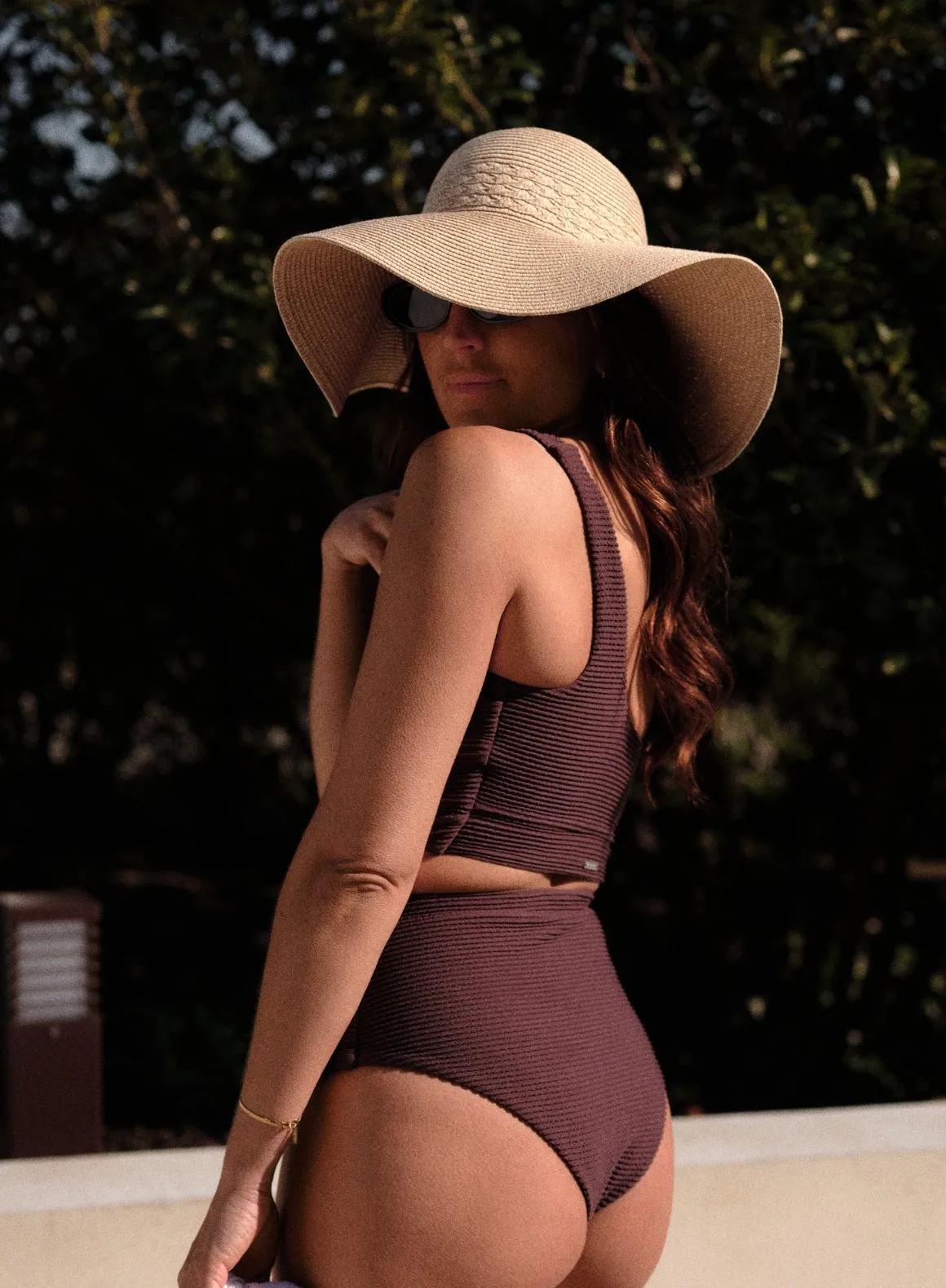 Cacao Capri One Shoulder Bikini Bra sold by Aimn product image thumbnail 2