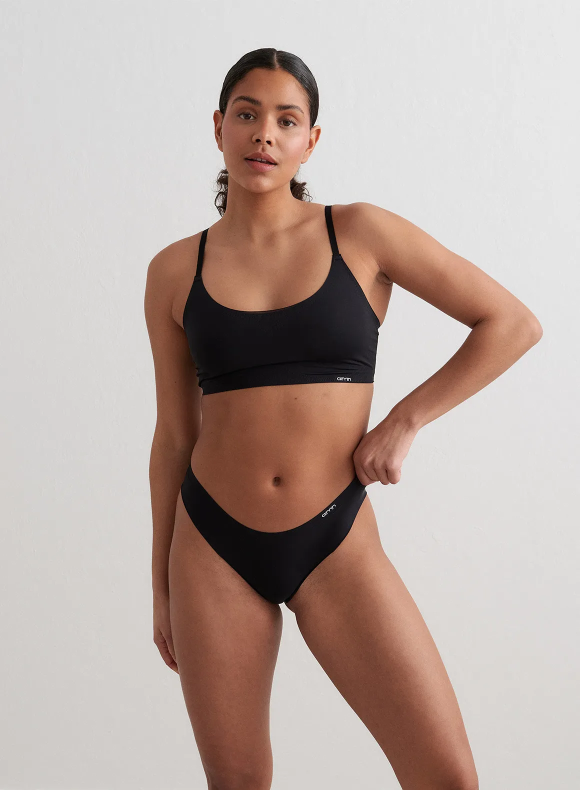 Black Invisible Brief 3-pack sold by Aimn product image thumbnail 3