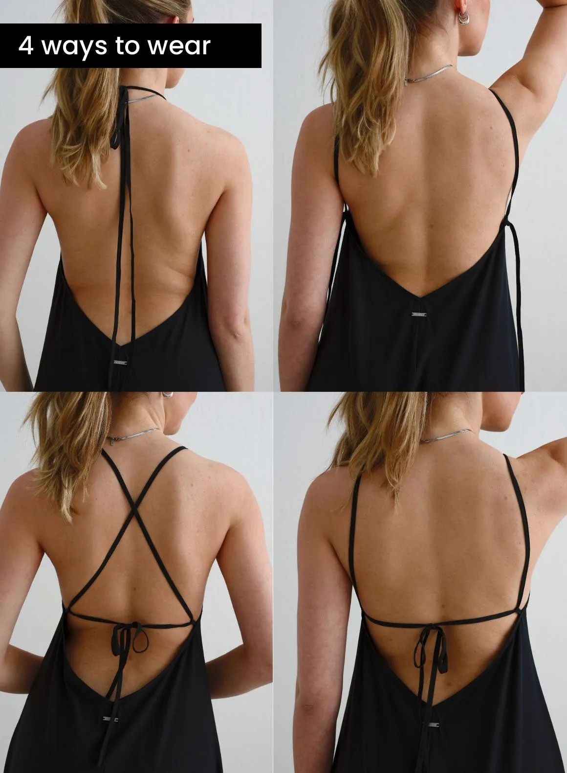 Black Flowy Long Dress sold by Aimn product image thumbnail 2