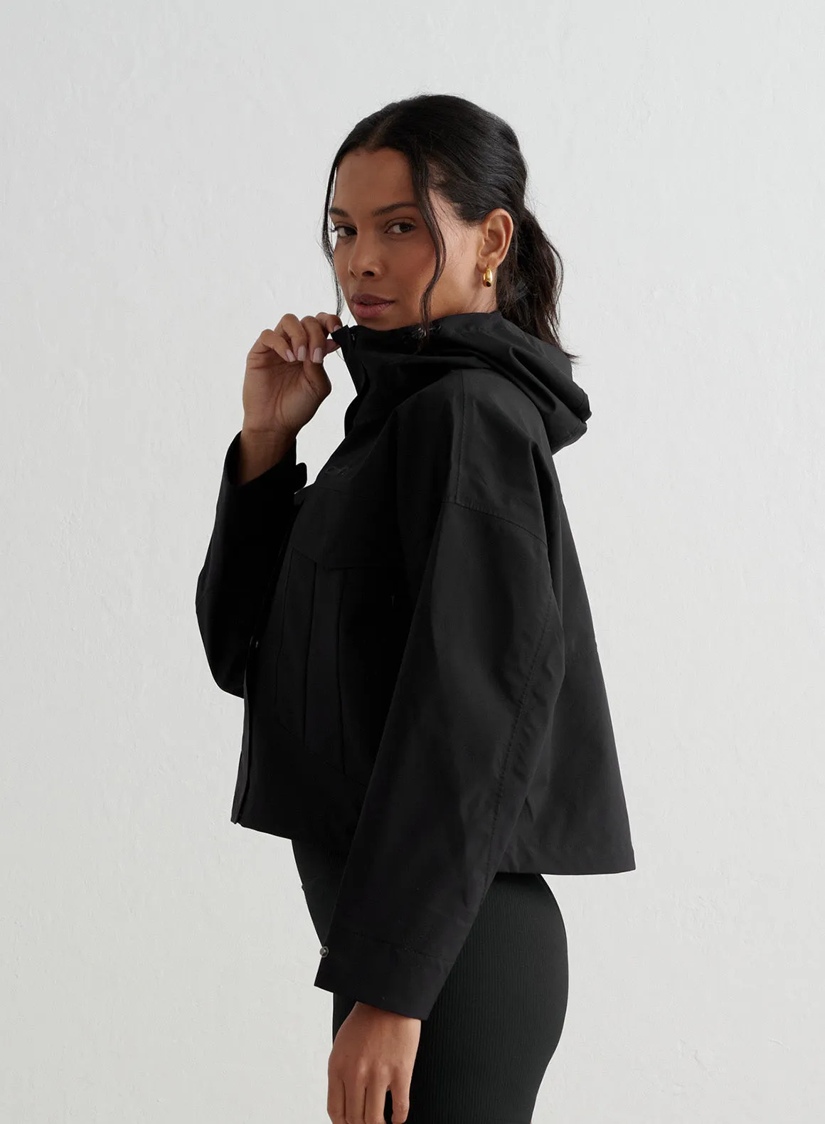 Black Waterproof Jacket sold by Aimn product image thumbnail 2